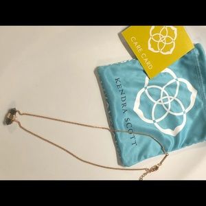 Kendra Scott stone pendant and rose gold Necklace